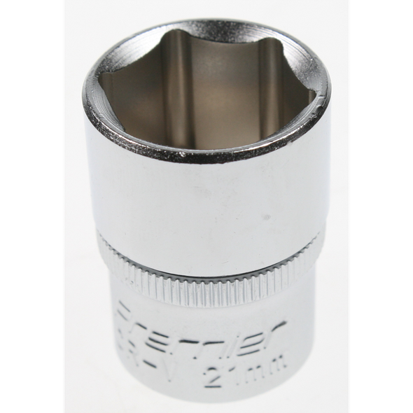 Sealey Socket 1/2"dr 21mm (6pt)