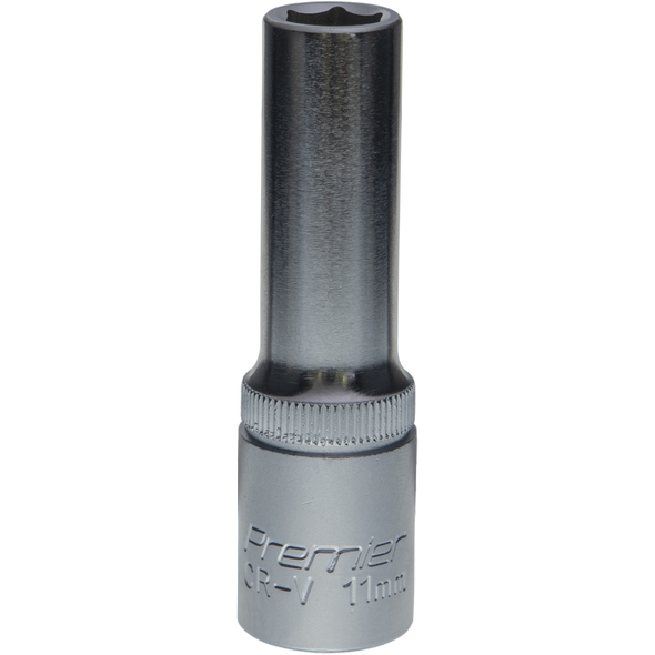 Sealey Socket 1/2"dr 11mm (Deep) 6pt