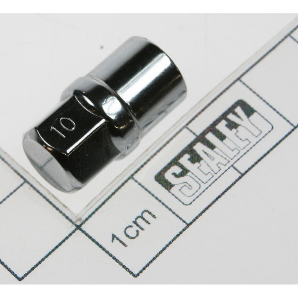 Sealey Hex bit adaptor 1/4" 10mm
