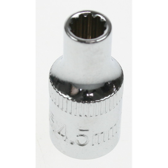Sealey Spline socket 1/4"dr 4.5mm