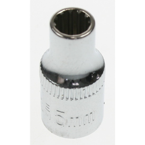 Sealey Spline socket 1/4"dr 5mm
