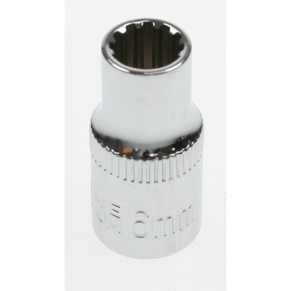 Sealey Spline socket 1/4"dr 6mm