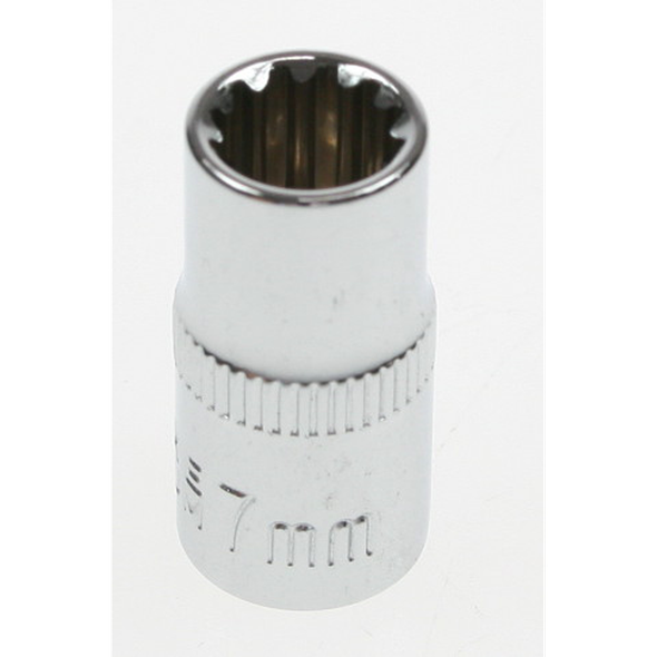 Sealey Spline socket 1/4"dr 7mm