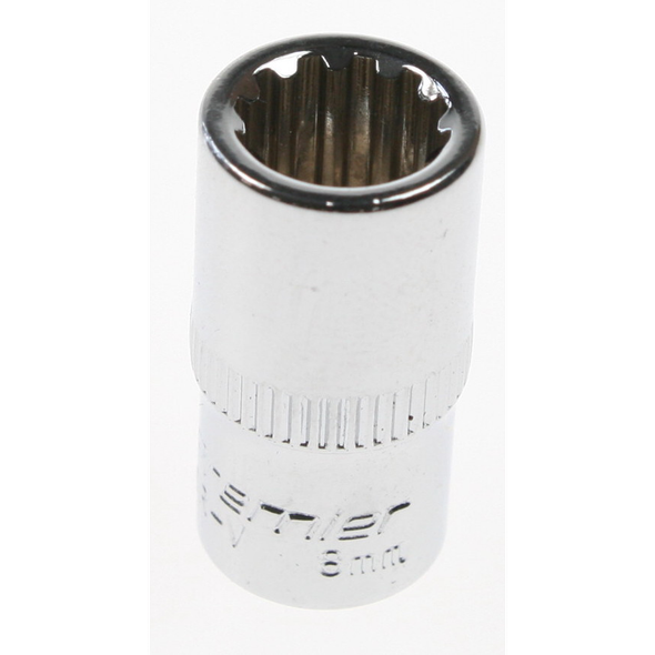 Sealey Spline socket 1/4"dr 8mm