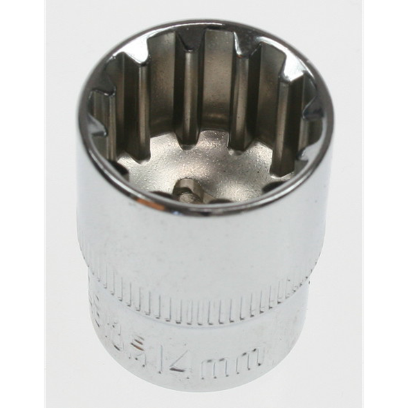 Sealey Spline socket 1/4"dr 14mm