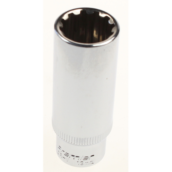 Sealey Spline socket (deep) 1/4" 13mm