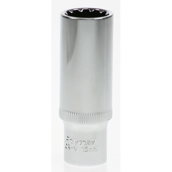 Sealey Spline socket 3/8"dr 15mm (deep)