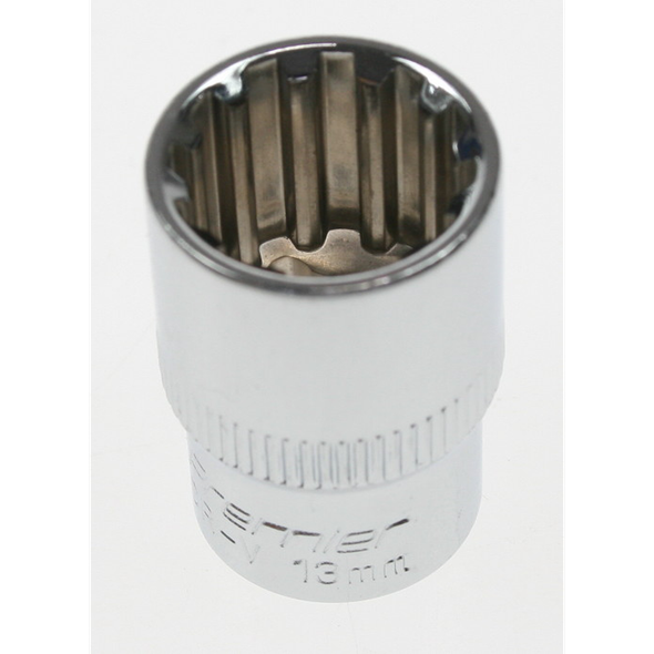 Sealey Spline socket 3/8"dr 13mm