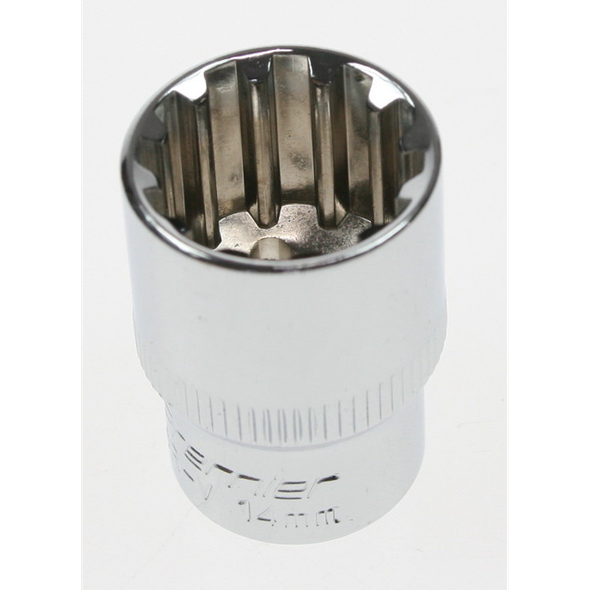 Sealey Spline socket 3/8"dr 14mm