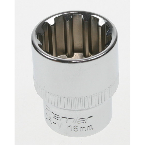 Sealey Spline socket 3/8"dr 16mm