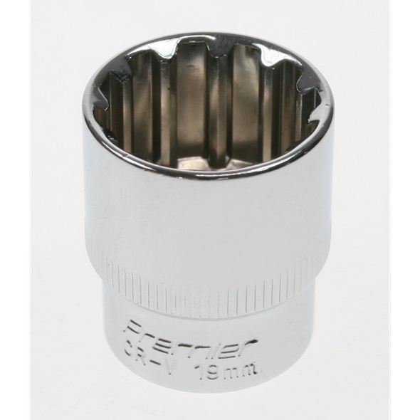 Sealey Spline socket 3/8"dr 19mm