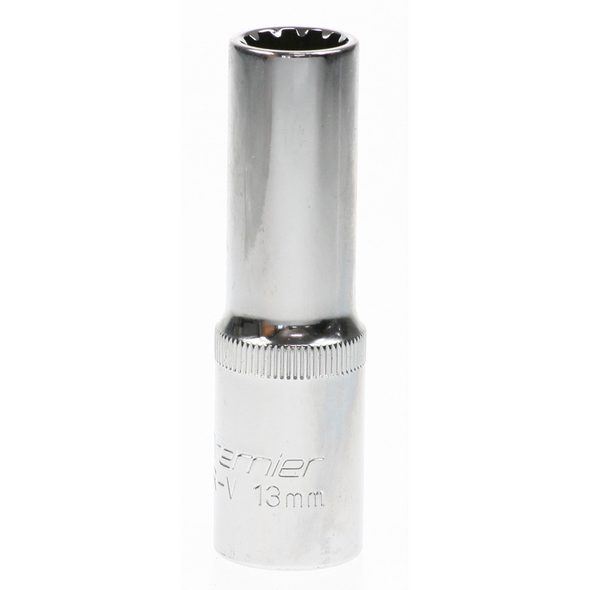 Sealey Spline socket (deep) 1/2"dr 13mm