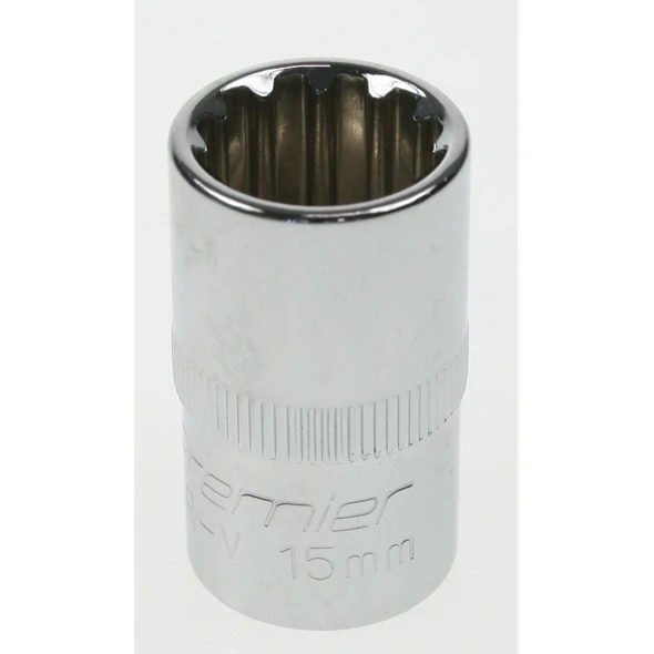 Sealey Spline socket 1/2"dr 15mm