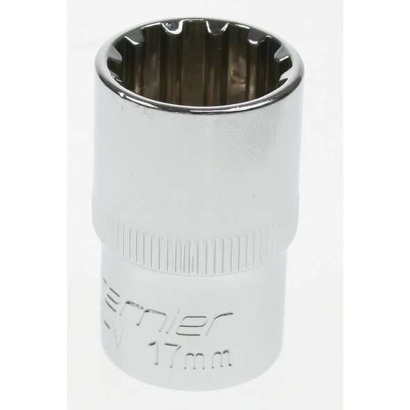 Sealey Spline socket 1/2"dr 17mm