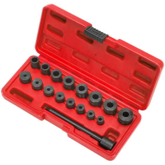 Sealey Universal Clutch Aligning Tool Set 17pc AK710 Sealey - Town Tools 