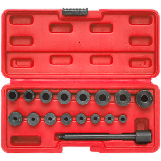 Sealey Universal Clutch Aligning Tool Set 17pc AK710 Sealey - Town Tools 