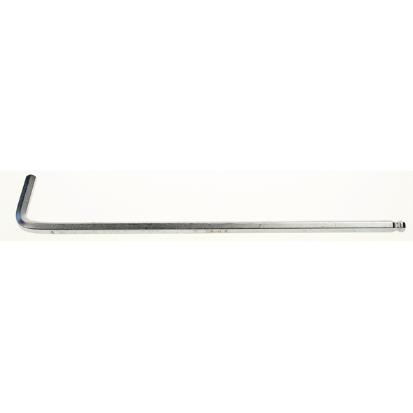 Sealey Extra long ball-end hex key 4mm