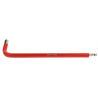 Sealey Long ball-end hex key 6mm (red) AK7190.07