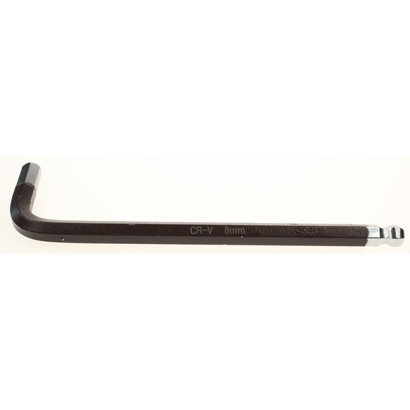 Sealey Long ball-end hex key 8mm (brown)
