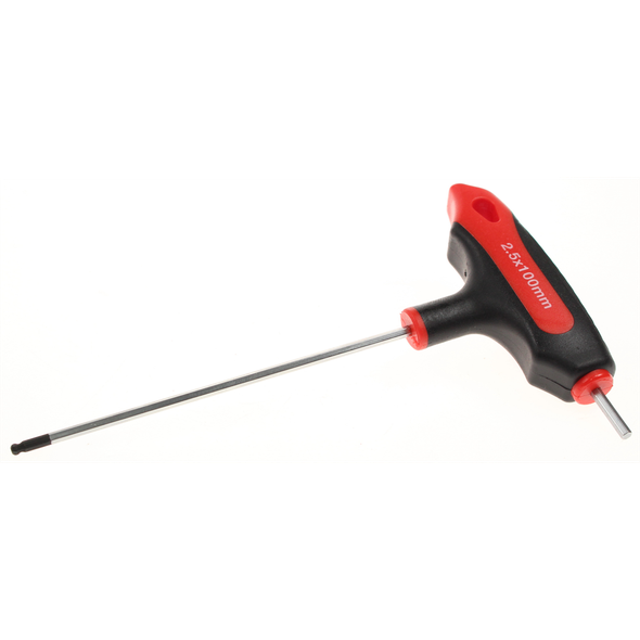 Sealey T-handle ball end hex key 2.5mm