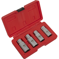 Sealey Stud Extractor Set 4pc 1/2"Sq Drive Metric AK723