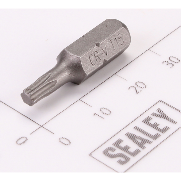 Sealey 1/4"Dr TRX-Star Bit T15 25mmL