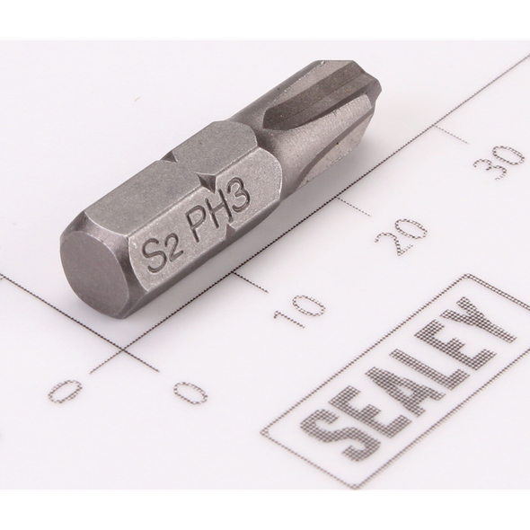 Sealey 1/4"Dr Phillips Bit PH3 25mmL