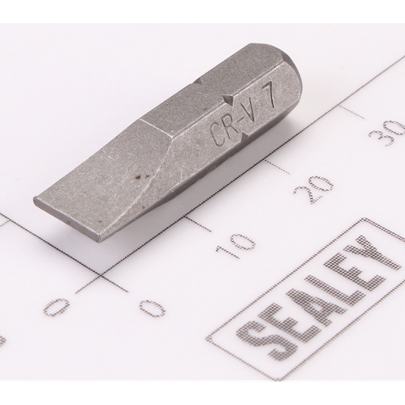 Sealey 1/4"Dr Slotted Bit SL7 25mmL