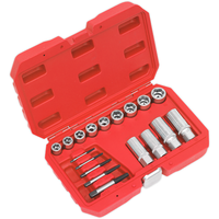 Sealey Bolt Stud & Screw Extractor Set 18pc AK751