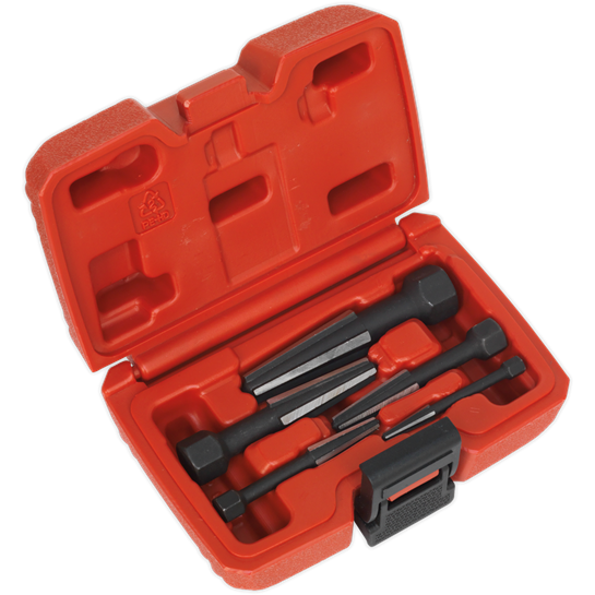 Sealey Screw Extractor Set 5pc Double Edge AK752 Sealey - Town Tools 