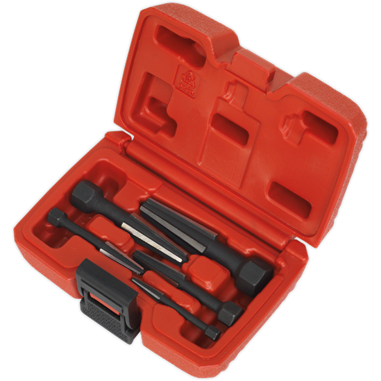 Sealey Screw Extractor Set 5pc Double Edge AK752 Sealey - Town Tools 