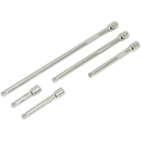 Sealey Wobble Extension Bar Set 5pc 1/4"Sq Drive AK766