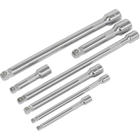 Sealey Wobble/Rigid Extension Bar Set 7pc 1/4" 3/8" & 1/2"Sq Drive AK770