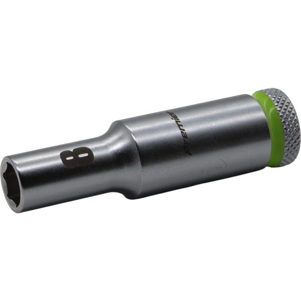 Sealey 3/8"Dr Walldrive Deep Socket 8mm (Green Coded Ring)