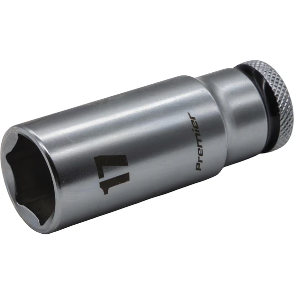 Sealey 3/8"Dr Walldrive Deep Socket 17mm (Black Coded Ring)