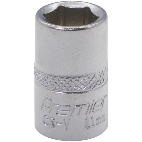Sealey 3/8"Dr Socket 11mm (Micro Satin Finish)