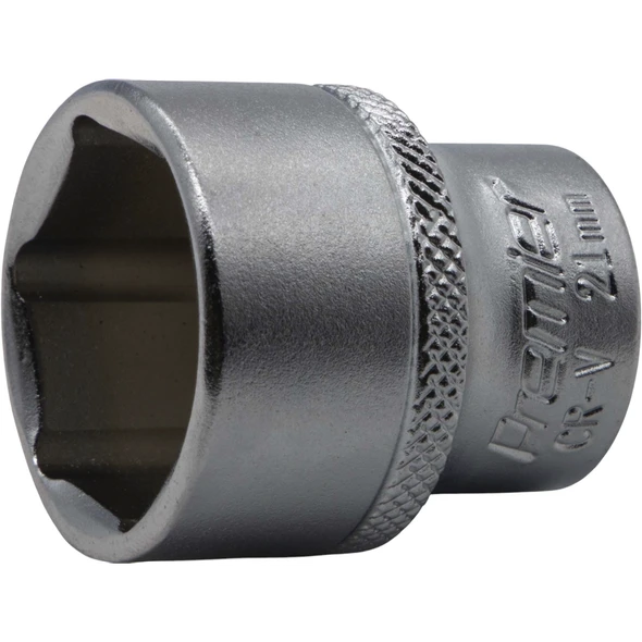 Sealey 3/8"Dr Socket 21mm (Micro Satin Finish)