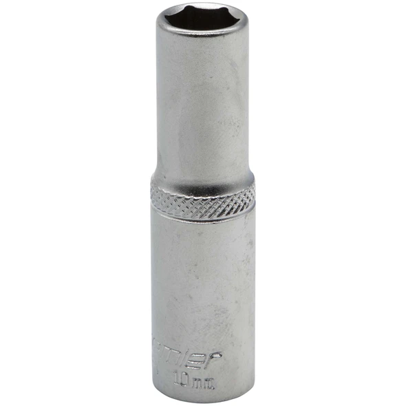 Sealey 3/8"Dr Deep Socket 10mm (Micro Satin Finish)