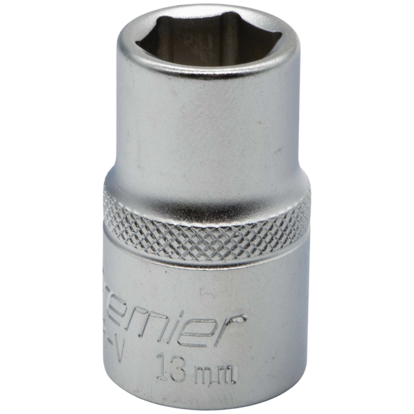 Sealey 1/2"Dr Socket 13mm (Micro Satin Finish)