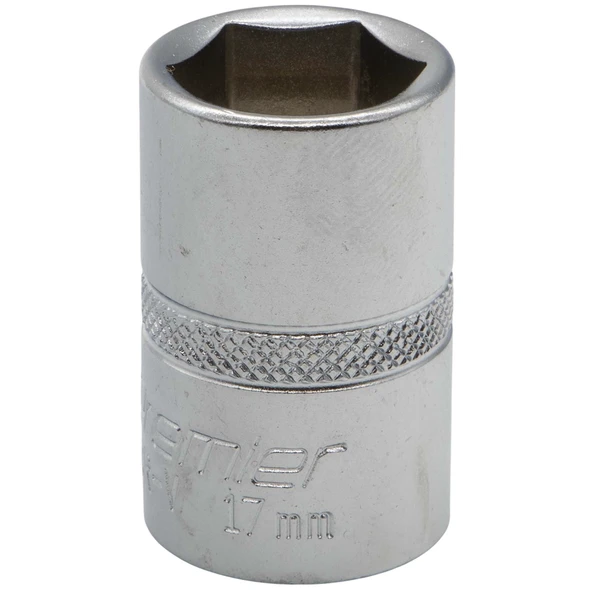 Sealey 1/2"Dr Socket 17mm (Micro Satin Finish)