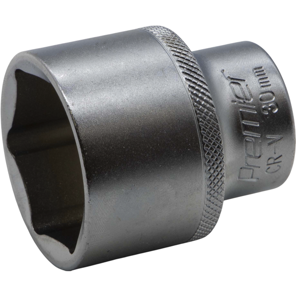 Sealey 1/2"Dr Socket 30mm (Micro Satin Finish)