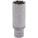 Sealey 1/4"Dr Deep Socket 13mm (Micro Satin Finish)