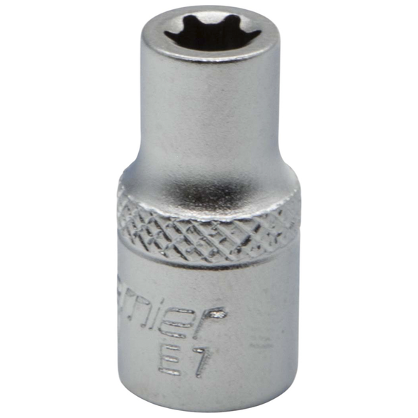 Sealey 1/4"Dr E-Torx Socket E7 (Micro Satin Finish)