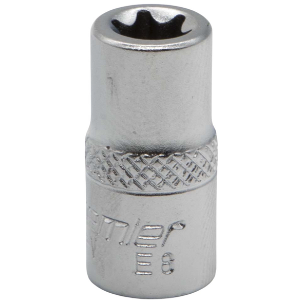 Sealey 1/4"Dr E-Torx Socket E8 (Micro Satin Finish)