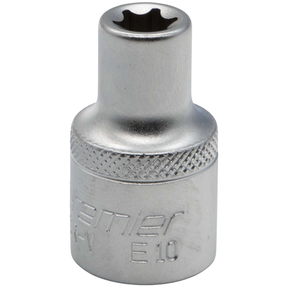 Sealey 1/2"Dr E-Torx Socket E10 (Micro Satin Finish)
