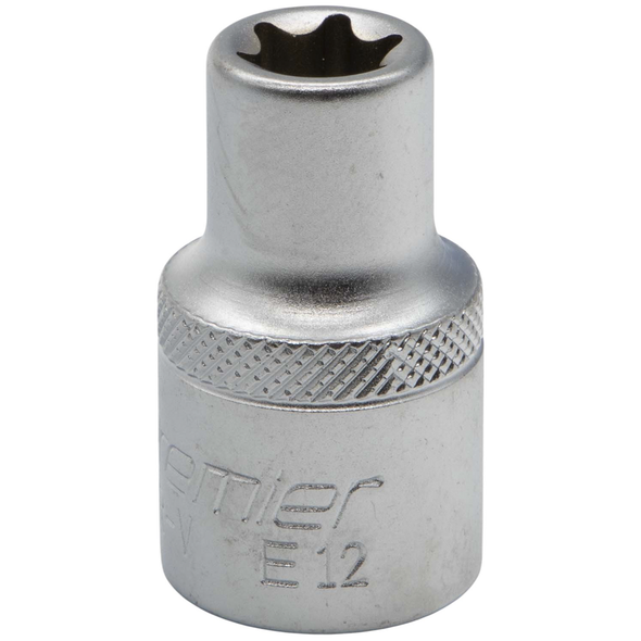 Sealey 1/2"Dr E-Torx Socket E12 (Micro Satin Finish)