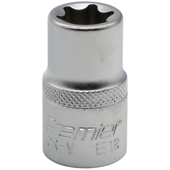 Sealey 1/2"Dr E-Torx Socket E16 (Micro Satin Finish)