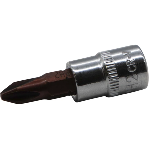 Sealey 1/4"Dr Phillips Socket Bit PH2 (Micro Satin Finish)