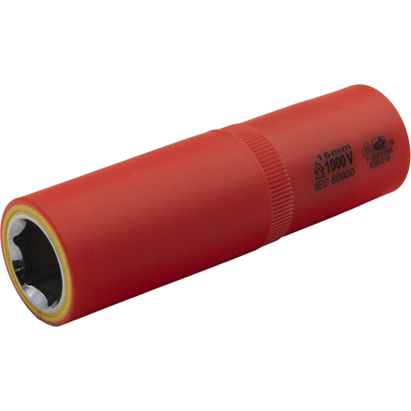 Sealey 1/2"Sq Dr Insulated Socket 16mm