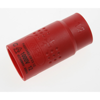 Sealey Insulated socket 3/8"dr 12mm AK7940.07